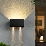Aryanna - Modern Black Rectangle Up/Down Outdoor Light