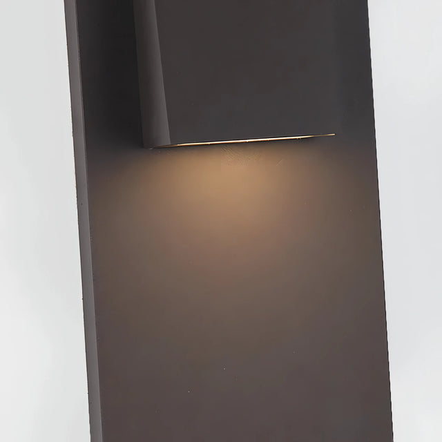 Wallis - Black Modern Outdoor Downlight Wall Light IP65