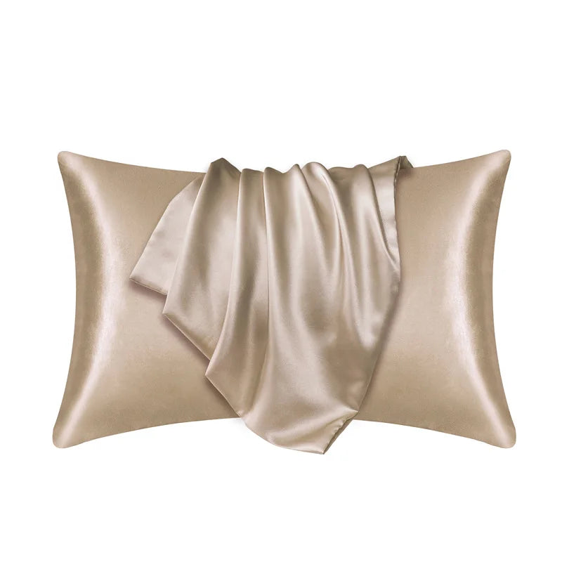 100% Mulberry Silk Pillowcase – Smooth, Hypoallergenic, and Luxurious