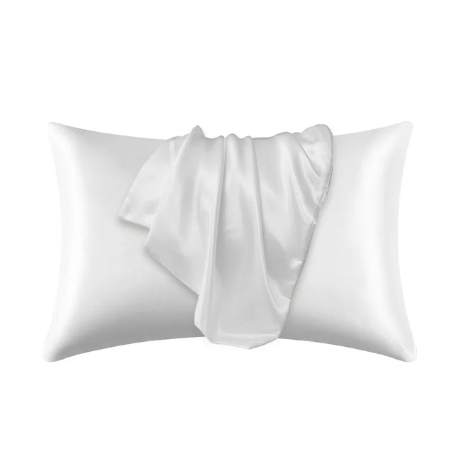 100% Mulberry Silk Pillowcase – Smooth, Hypoallergenic, and Luxurious