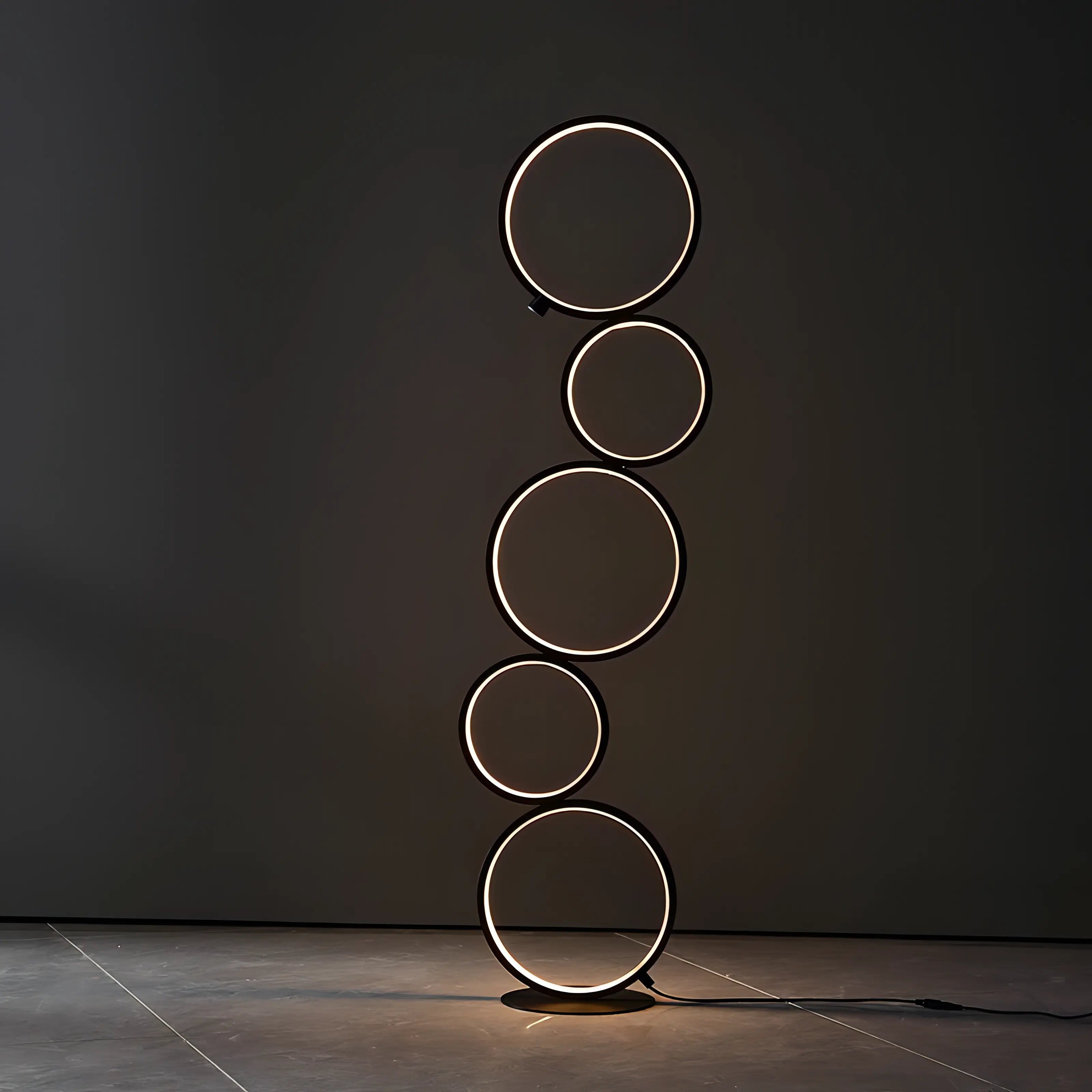 Olivia - LED Multi Tier Circle Floor Lamp for Ambient Lighting