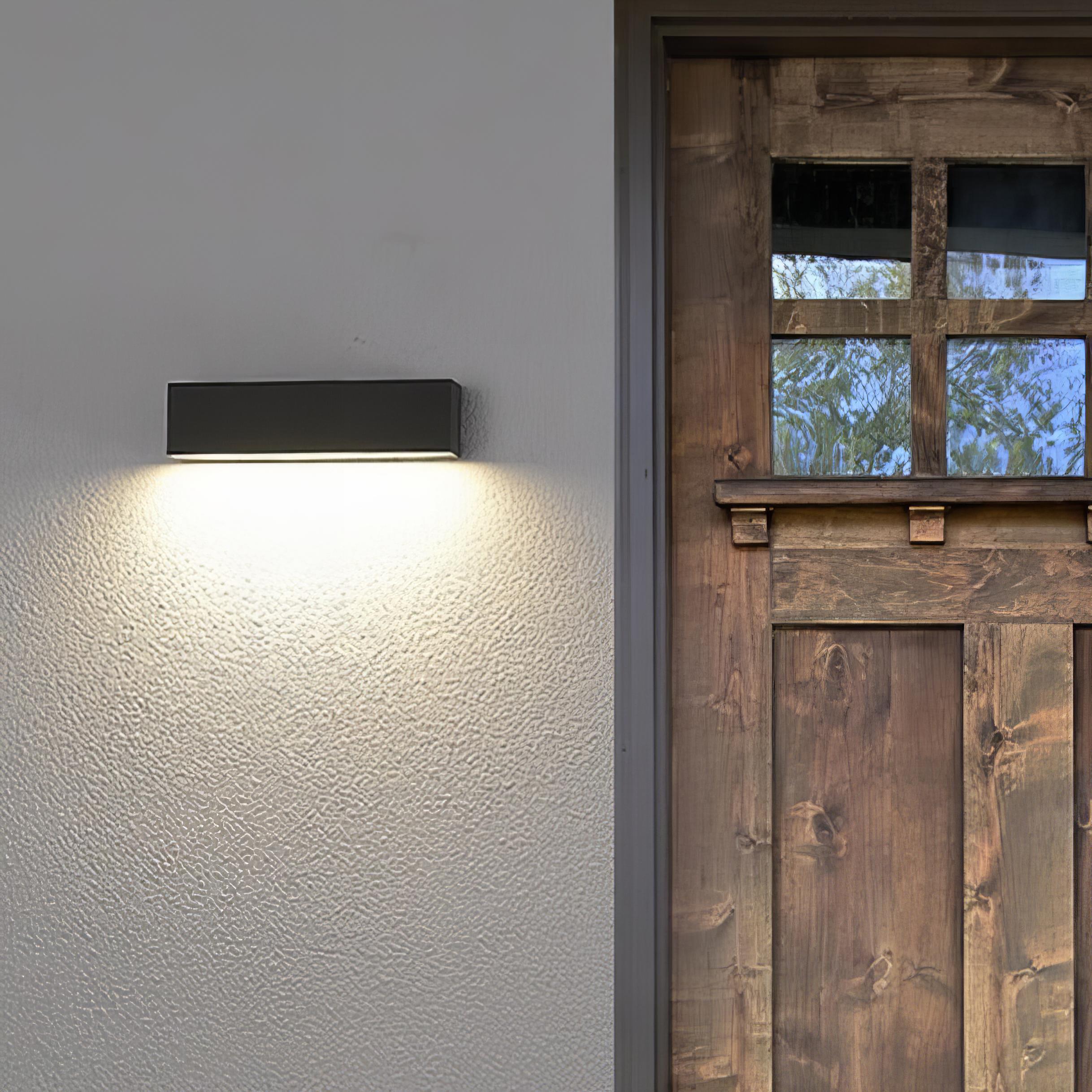 Uriah - Thin Strip LED Modern Outdoor Wall Light IP65