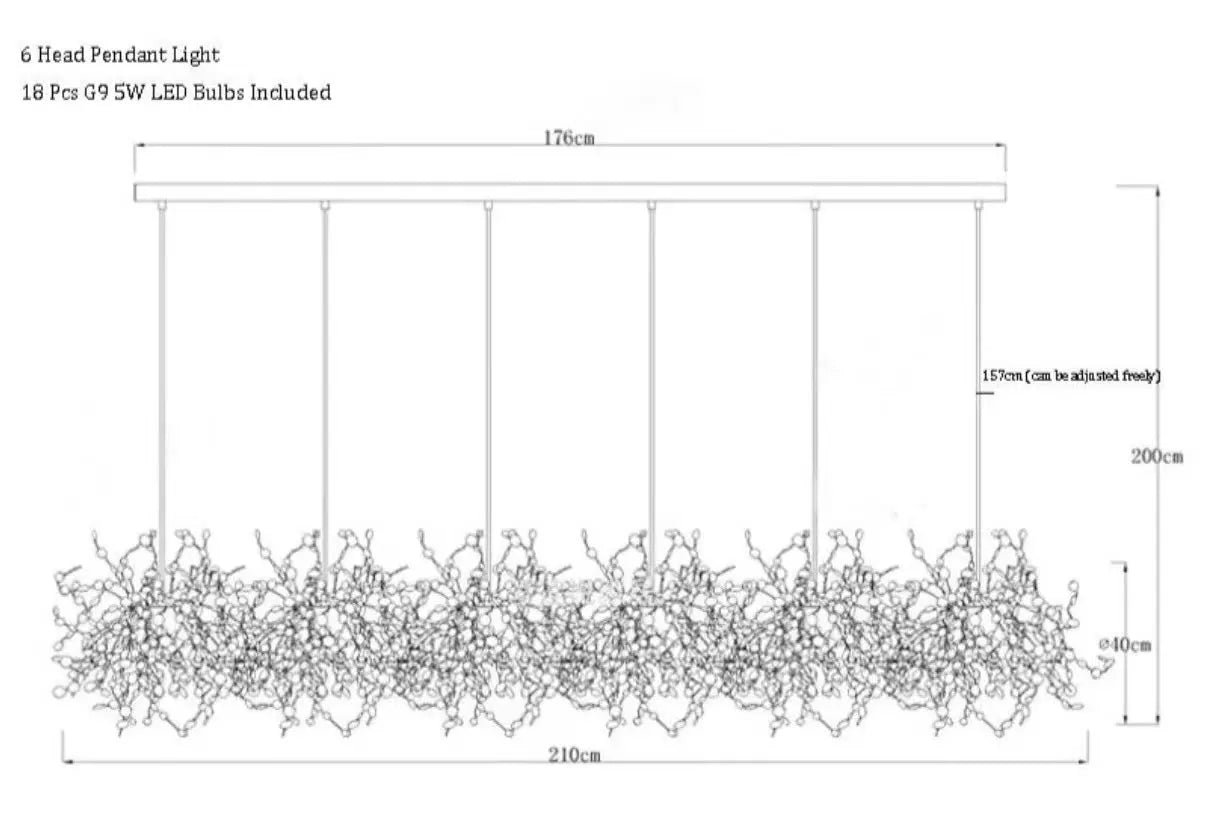 Aurora Chandelier – Breathtaking Lighting for Any Space