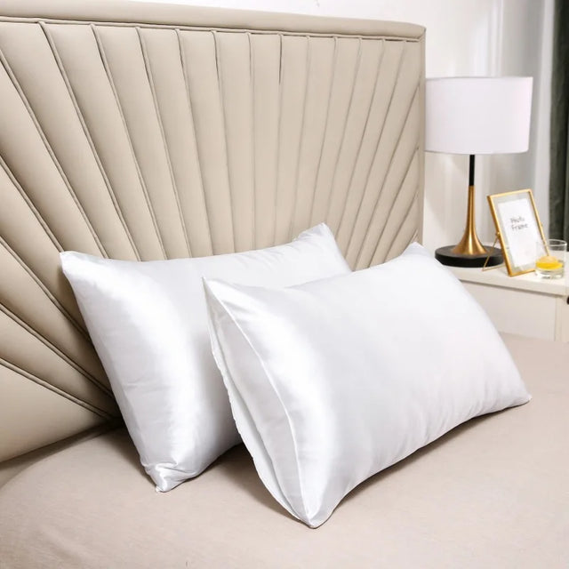 100% Mulberry Silk Pillowcase – Smooth, Hypoallergenic, and Luxurious