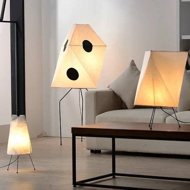 Japanese-Inspired LED Floor Lamp – Elegant, Minimalist Design