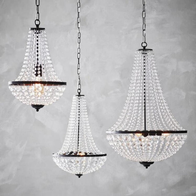 Classico Crystal Chandelier – Timeless Elegant Ceiling Light for Living & Dining Room
