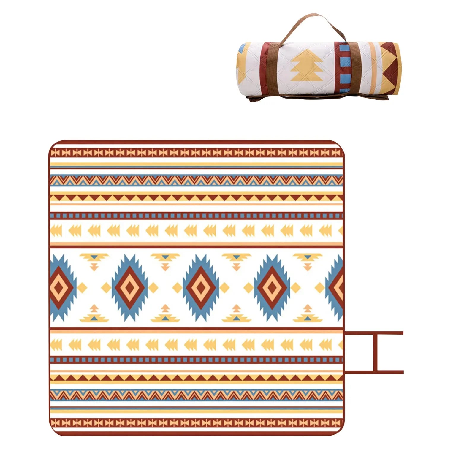 Outdoor Picnic Blanket Beach Blanket Waterproof Sand Free Portable Washable Beach Underlay Picnic Blanket-4