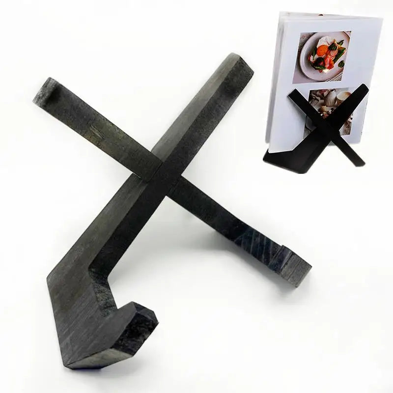 AlderNest – Elegant Wooden Recipe Stand for Practical Use