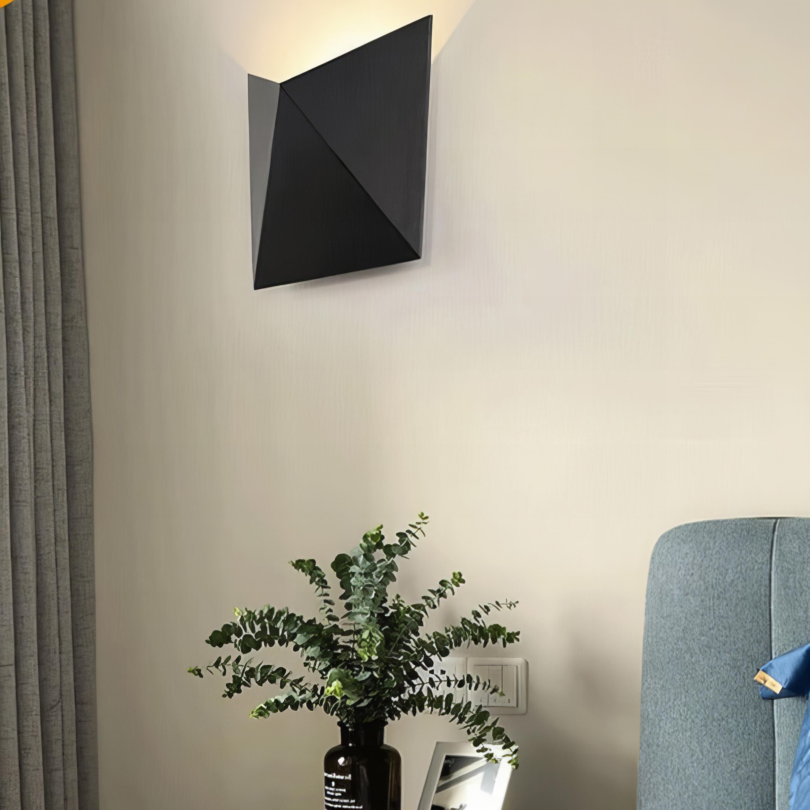 Rayden - Modern Down Outdoor Wall Light in Black or White