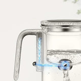 Auréa Glass Teapot – Luxury Infuser with Wooden Handle