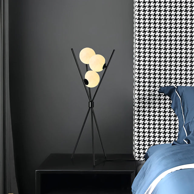 Mila - Stylish Minimalist Floor Lamp with Moon Design