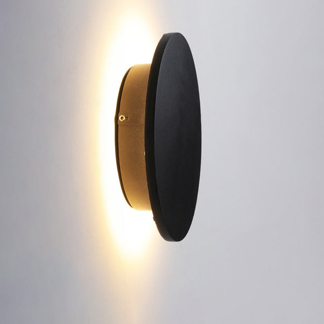 Almos - Outdoor Waterproof Round LED Wall Light  IP65