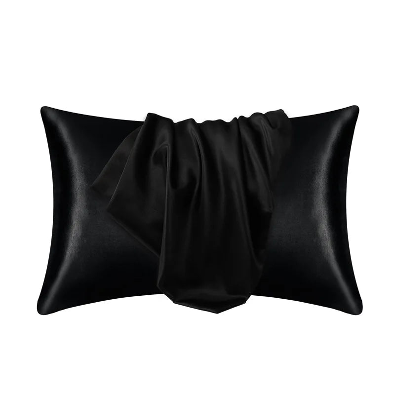 100% Mulberry Silk Pillowcase – Smooth, Hypoallergenic, and Luxurious