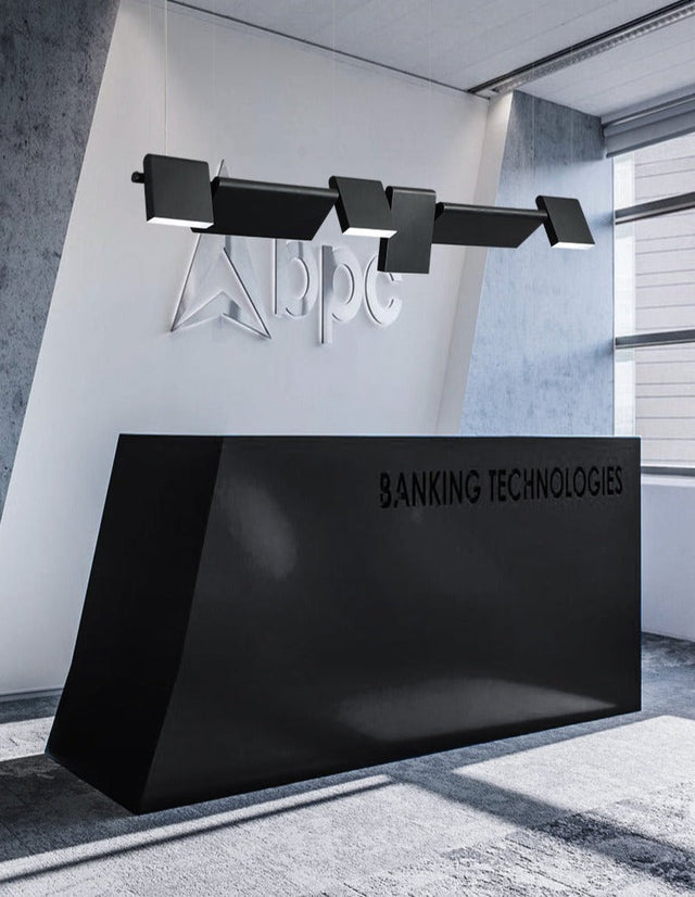 Scout Chandelier – Post-Modern LED Pendant Light | Minimalistic Aluminium Design for Offices & Living Rooms