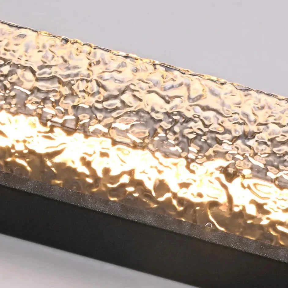 Waldron - Modern Stainless Steel LED Wall Light with Glass