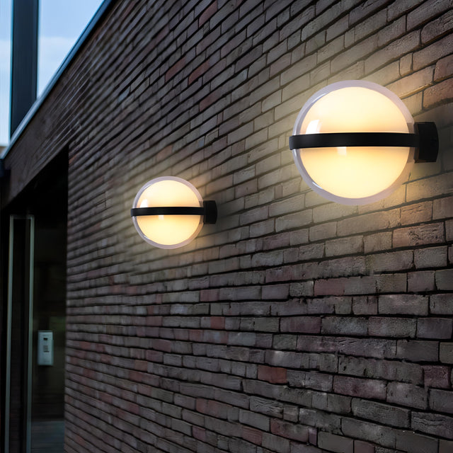 Caspian - Modern 10W Round LED Outdoor Wall Light IP65