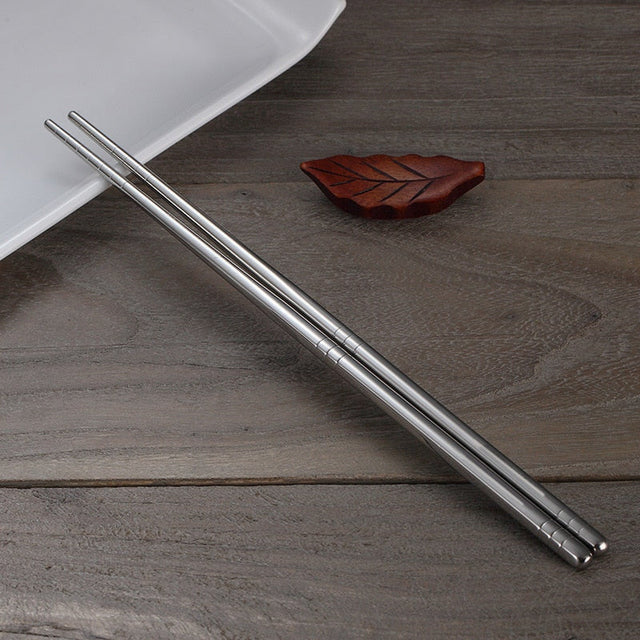 Silvéra Chopstick Set – Luxury Stainless Steel Dining Utensils