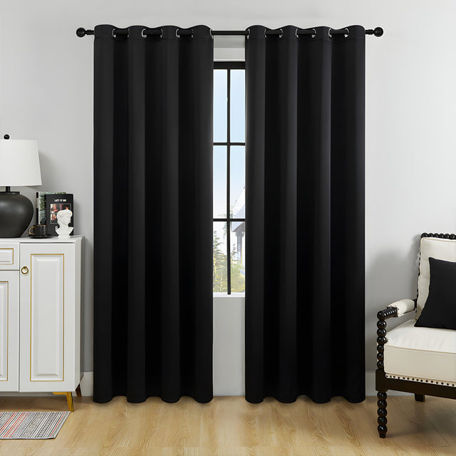 Room Darkening & Light Reducing Curtain in Solid Color Fabric