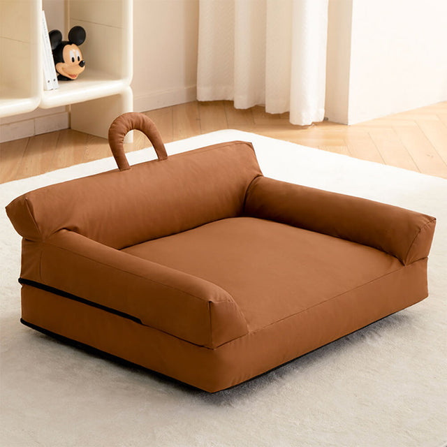 Elevated Pet Sofa Bed Stylish Waterproof Ergonomic Comfort