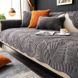 Leaf Cotton Mat Anti-scratch Protective Couch Cover 70x210