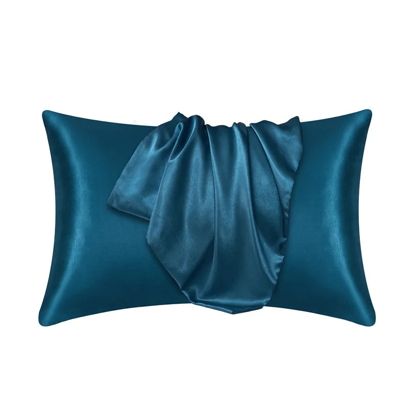 100% Mulberry Silk Pillowcase – Smooth, Hypoallergenic, and Luxurious