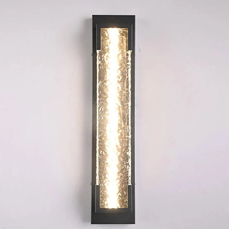 Waldron - Modern Stainless Steel LED Wall Light with Glass