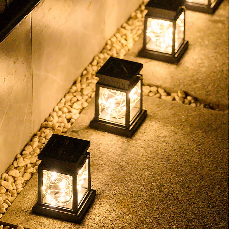 Fajtel - Solar Lantern LED Waterproof Outdoor Garden Light