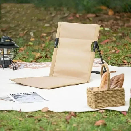 Beach Chair Outdoor Camping Lightweight Comfortable Folding Chair Park Leisure Portable Single Lazy Back Fold Furniture-2
