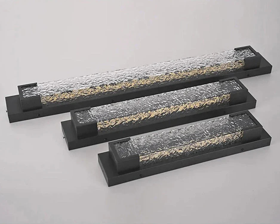 Waldron - Modern Stainless Steel LED Wall Light with Glass