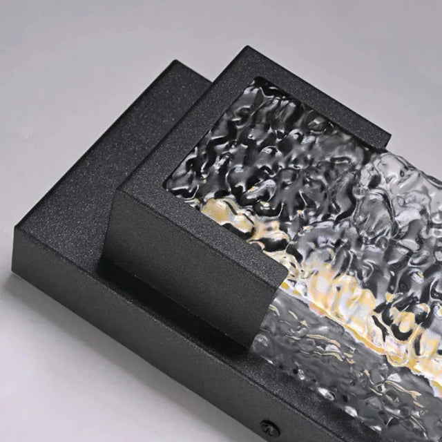 Waldron - Modern Stainless Steel LED Wall Light with Glass