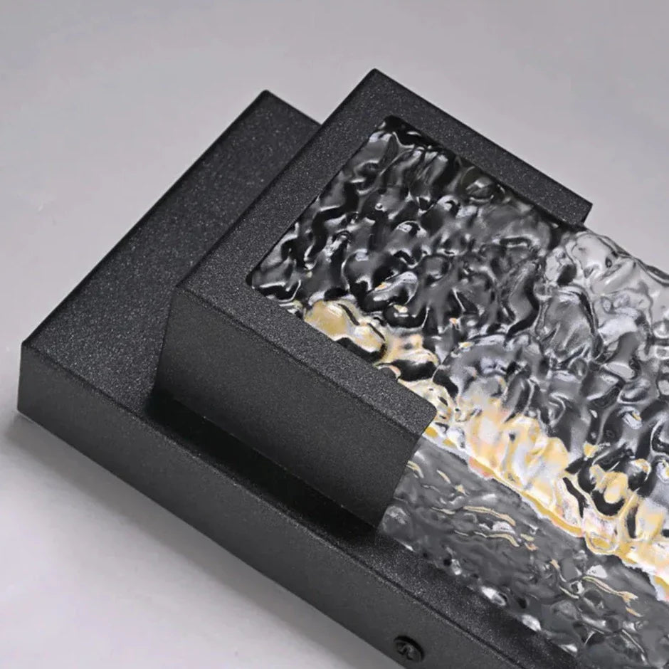 Waldron - Modern Stainless Steel LED Wall Light with Glass