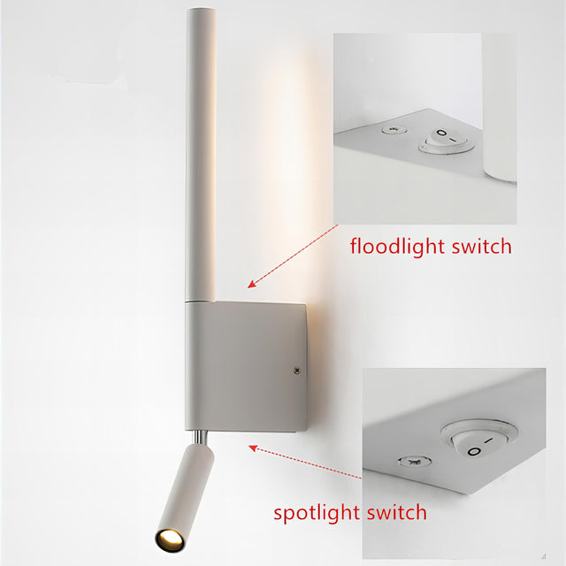 Orbit Adjustable Rotating Wall Light