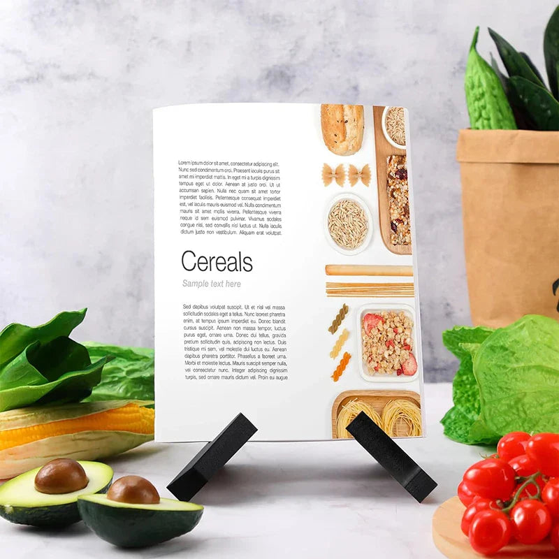 AlderNest – Elegant Wooden Recipe Stand for Practical Use