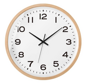 ScandiWood Elegant Scandinavian Wooden Wall Clock Timeless