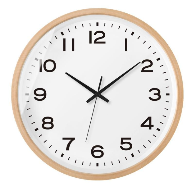 ScandiWood Elegant Scandinavian Wooden Wall Clock Timeless