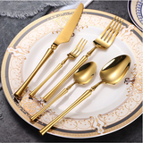  Serena Shine Gold Cutlery Set-1