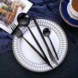  Arya Black Cutlery Set-2