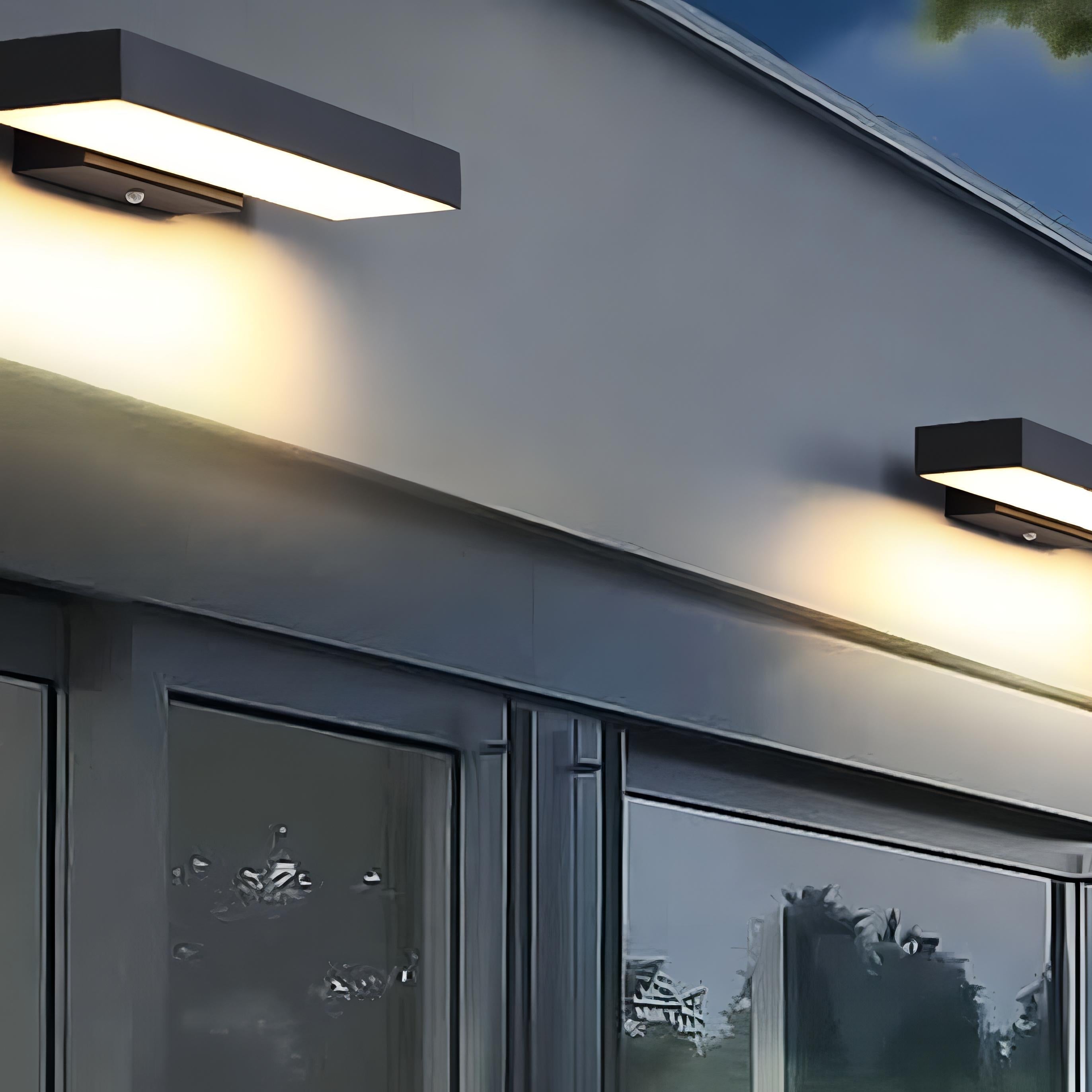 Solstice - Modern Minimalist Linear LED Motion Sensor Outdoor & Garden Wall Light Bar
