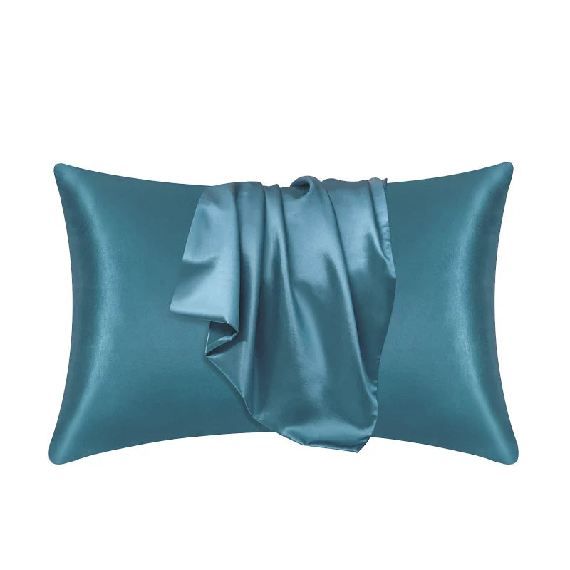 100% Mulberry Silk Pillowcase – Smooth, Hypoallergenic, and Luxurious