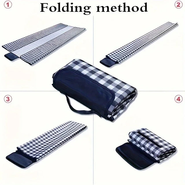 Picnic Blanket | Beach Mat | Indoor and Outdoor Picnic Blanket, 2M x1.5M Sand and Waterproof Large Beach Mat A must for travel-3