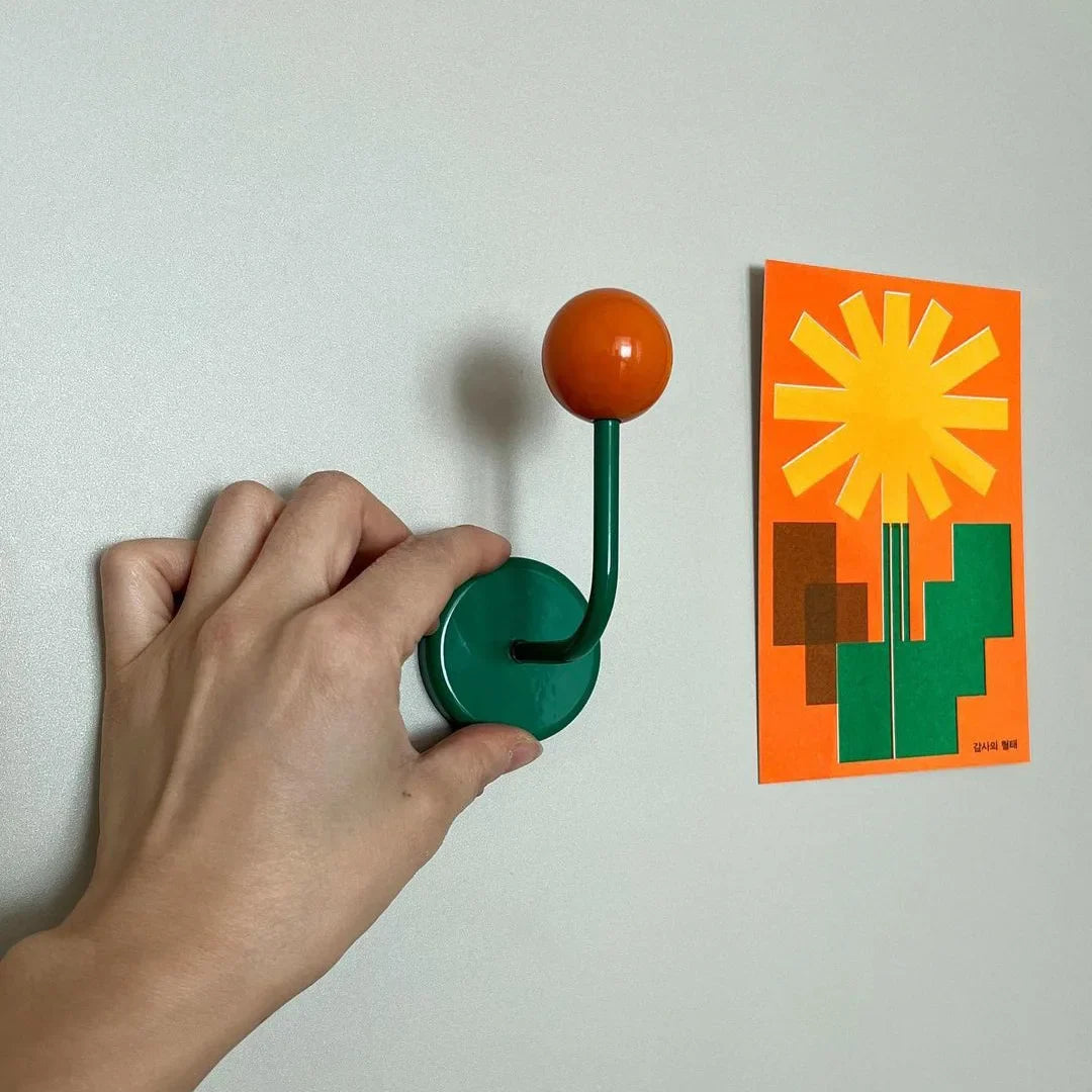 Magnetic Metal Retro Ball Wall Hook-3