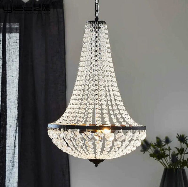 Classico Crystal Chandelier – Timeless Elegant Ceiling Light for Living & Dining Room