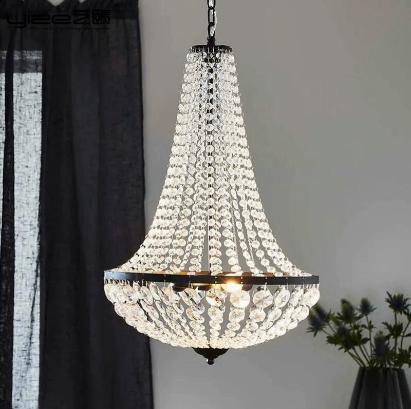 Classico Crystal Chandelier – Timeless Elegant Ceiling Light for Living & Dining Room