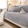 Simple Solid Color Chenille Scratch-resistant Couch Cover