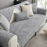 Simple Striped Chenille Anti-scratch Couch Cover for Pets