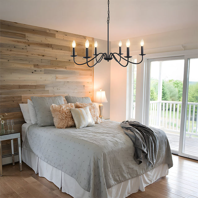 Simple Modern Iron Bedroom Pendant Lights 4