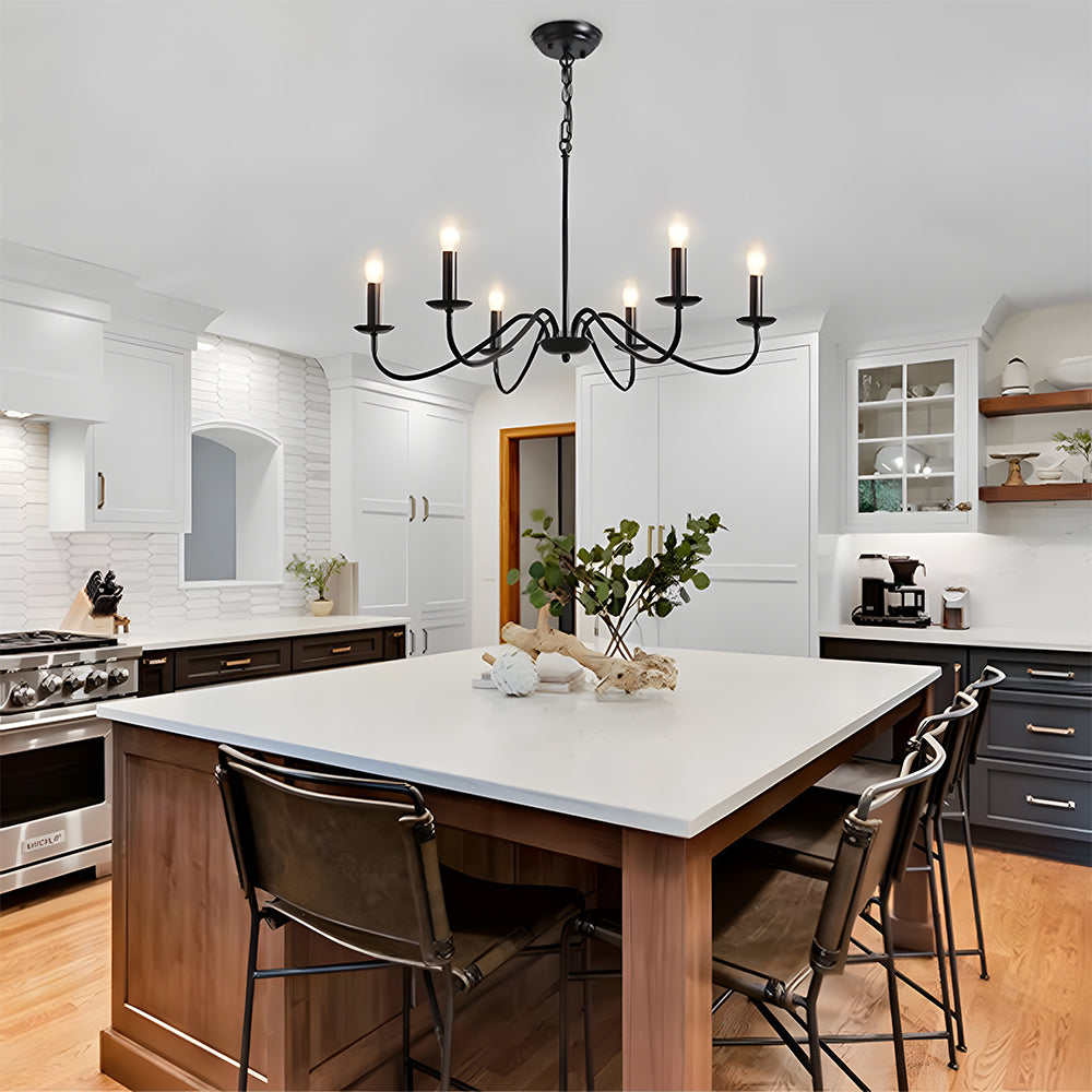 Simple Modern Iron Bedroom Pendant Lights 5