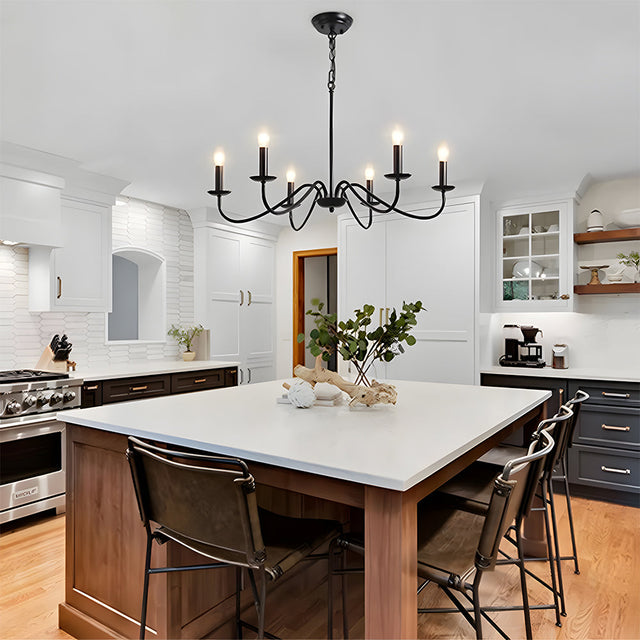 Simple Modern Iron Bedroom Pendant Lights 5