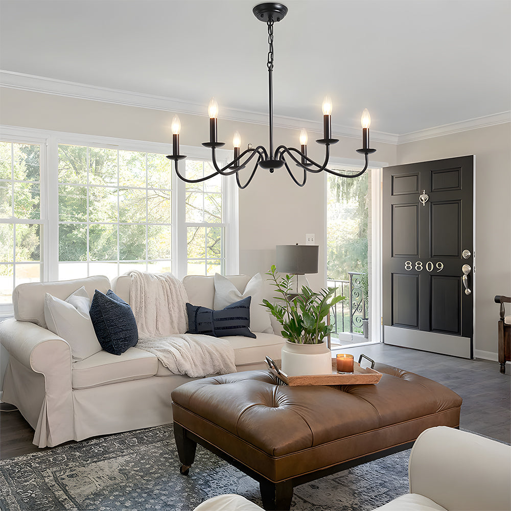 Simple Modern Iron Bedroom Pendant Lights 6