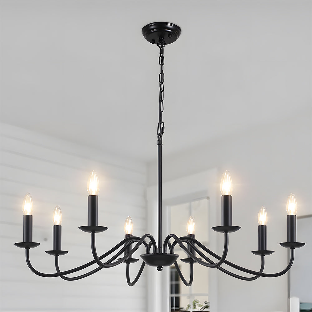 Simple Modern Iron Bedroom Pendant Lights 9